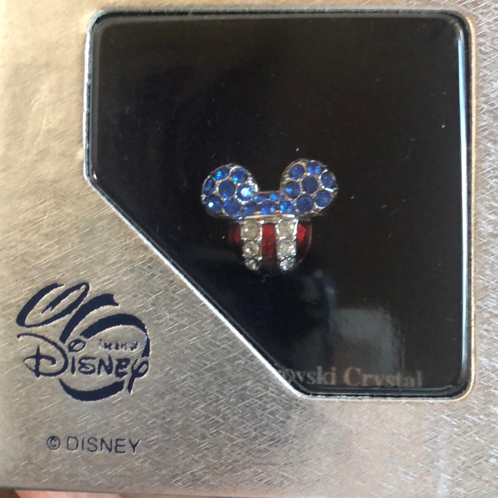 Swarovski Disney Patriotic Flag pin